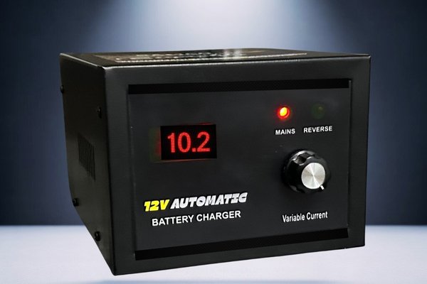 12 Volt Battery Charger 10A Adjustable SMPS with Digital Display for Car Inverter Bike