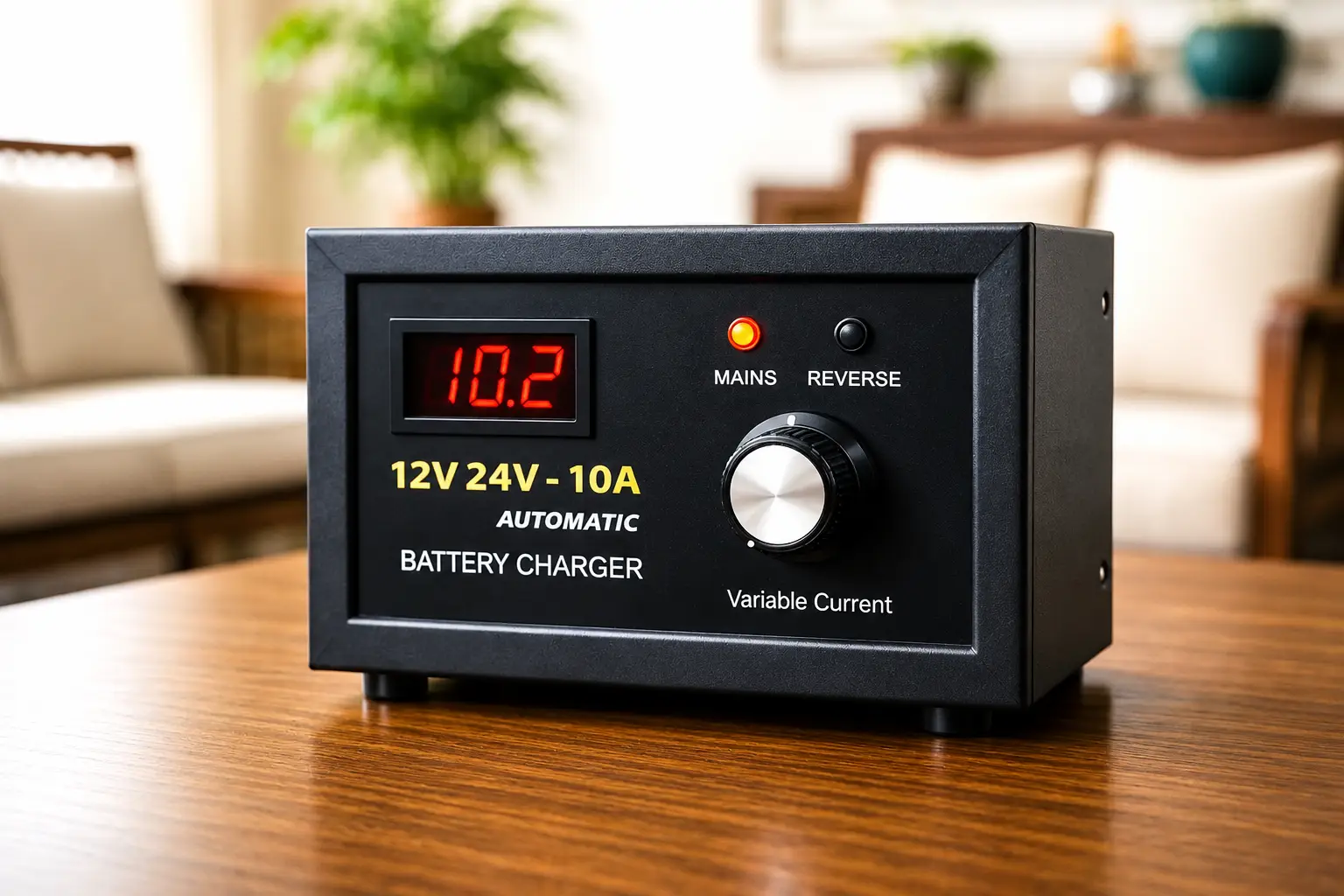 12V / 24V 10A Automatic Battery Charger