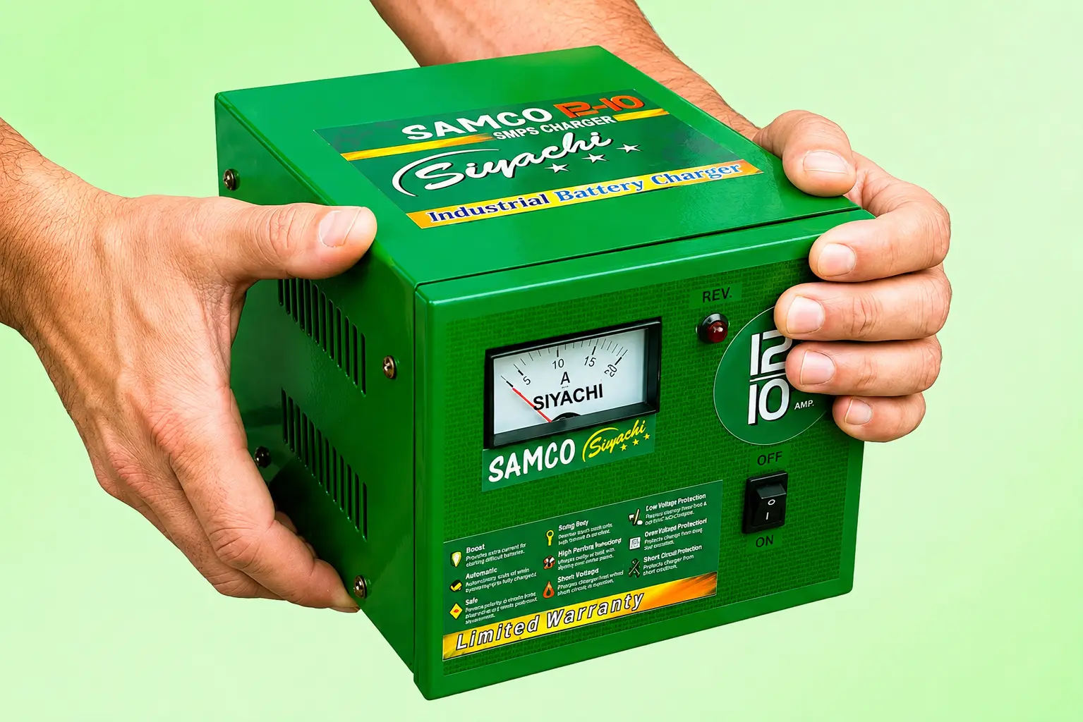 12V 10A Industrial Battery Charger