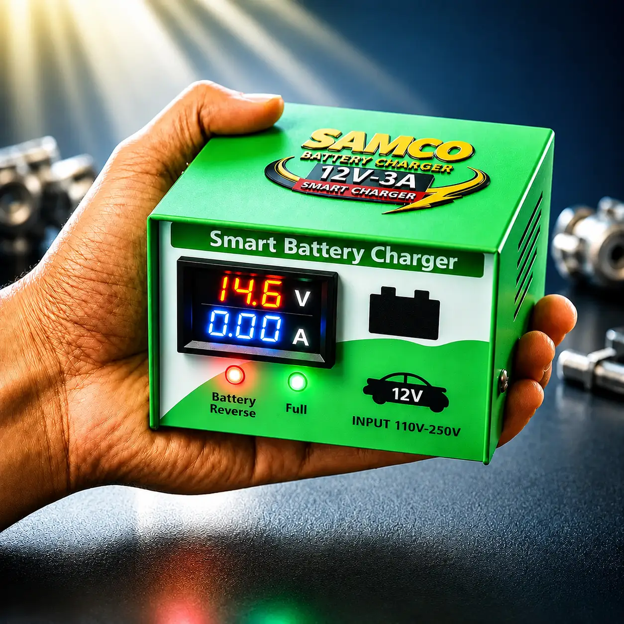 12V 3A Smart Battery Charger