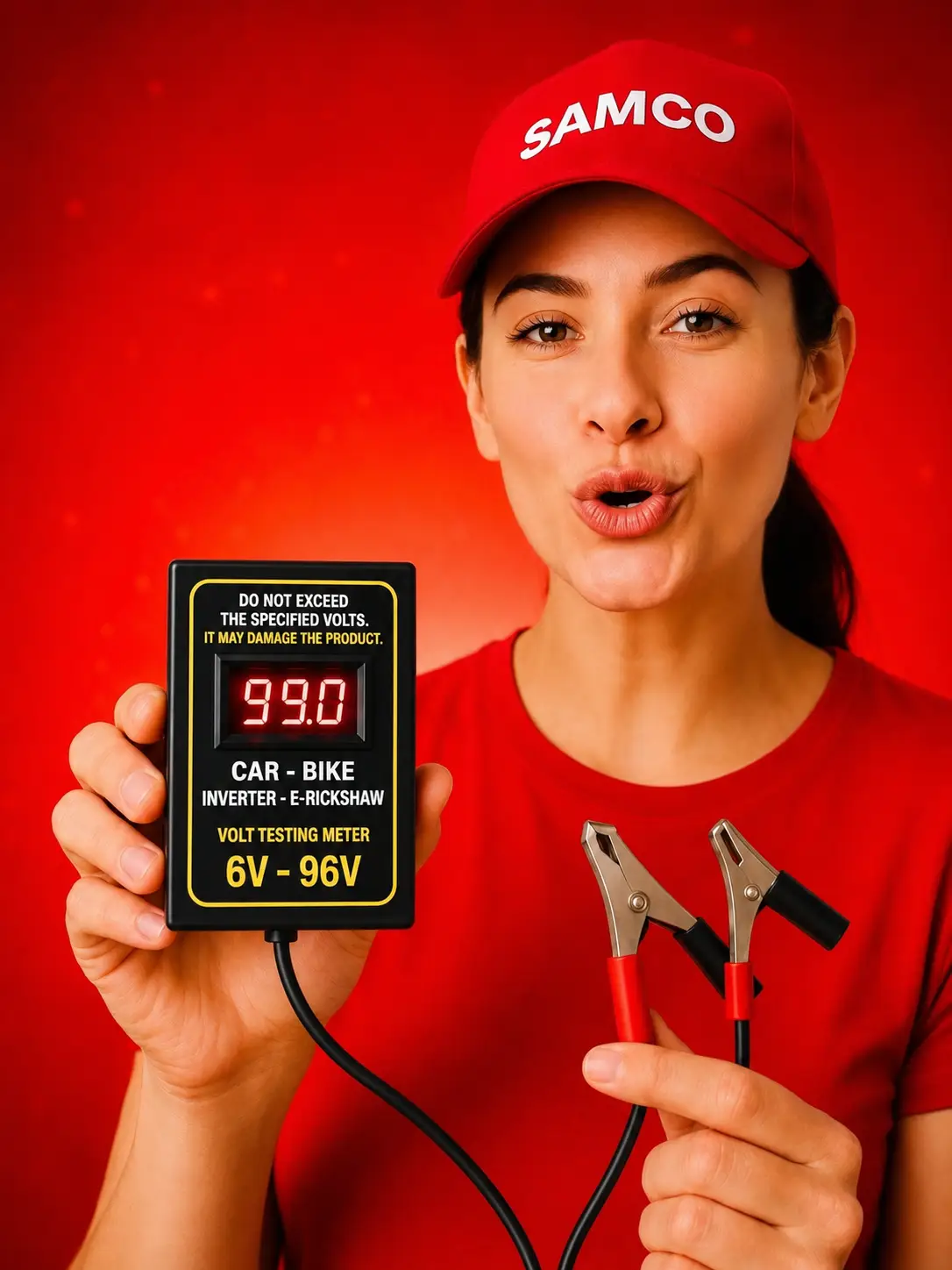 6V–96V Digital Volt Testing Meter